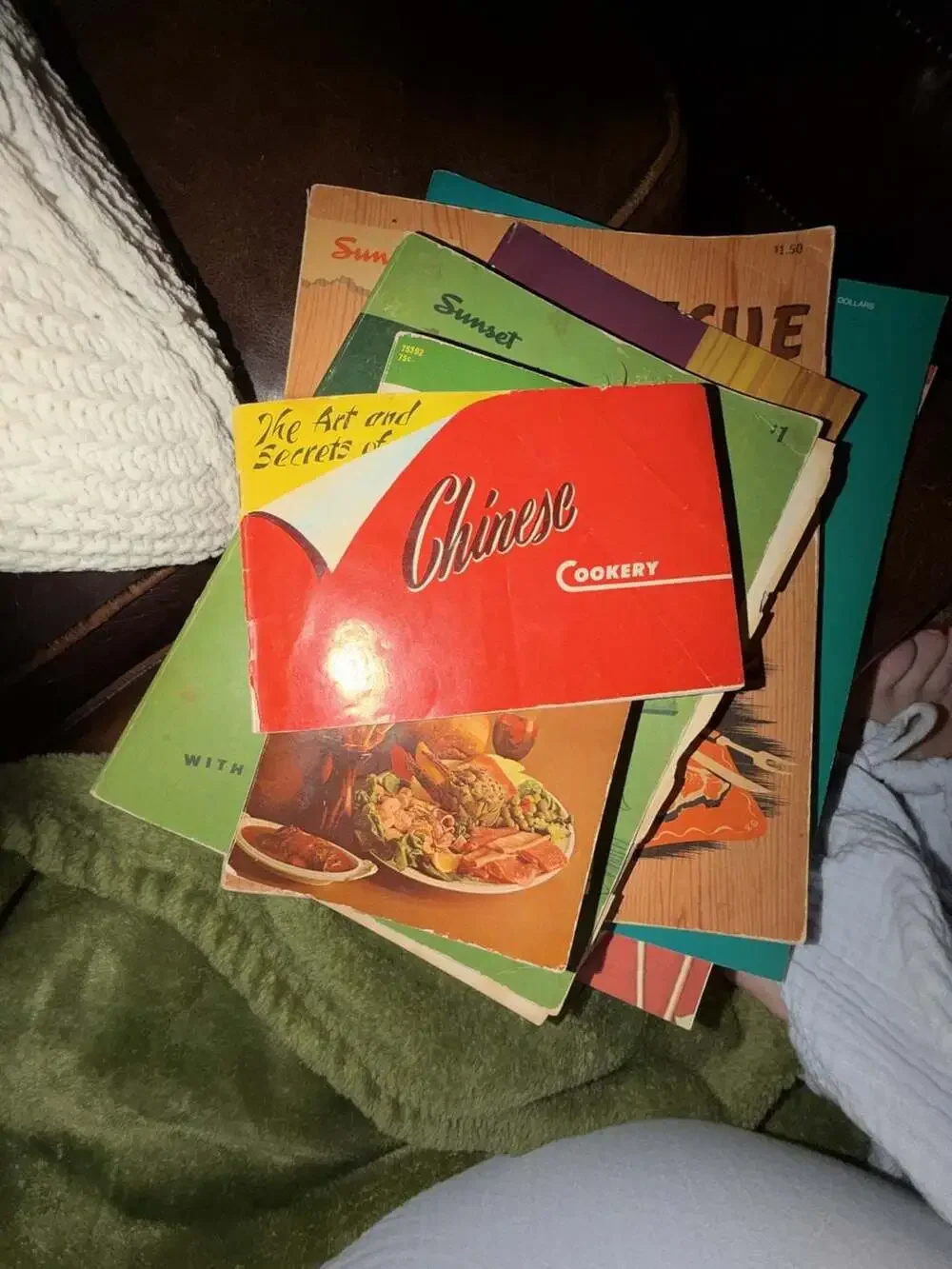 Lot of 5 Vintage Recipe and Home Decorating Booklets Including Sunset Salad Book